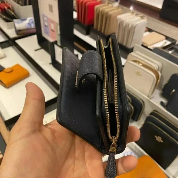 MEDIUM CORNER ZIP WALLET IM/MIDNIGHT - Picture 7 of 7